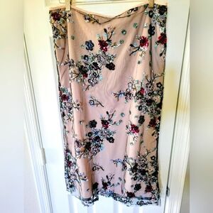 Ultra Pink size large beaded skirt